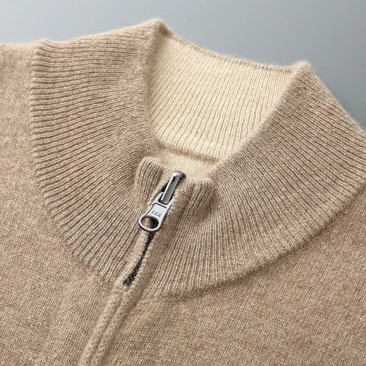 Norwood Line™ | Two-Tone Wool Cardigan