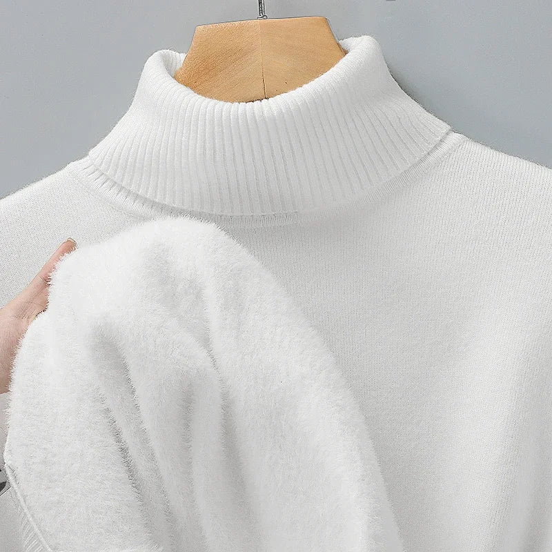 François Saville™ | Merino Wool Turtleneck