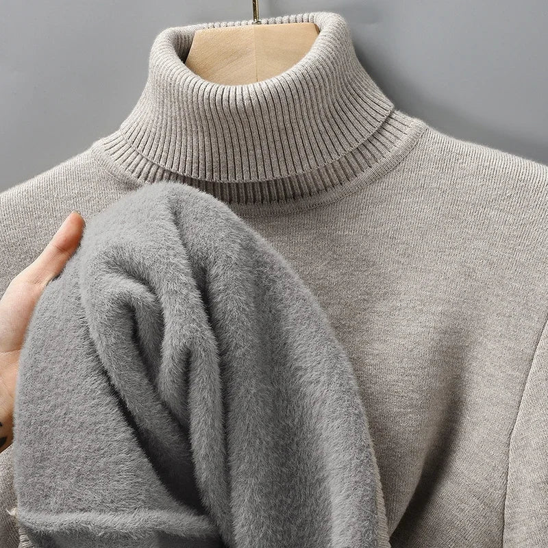 François Saville™ | Merino Wool Turtleneck