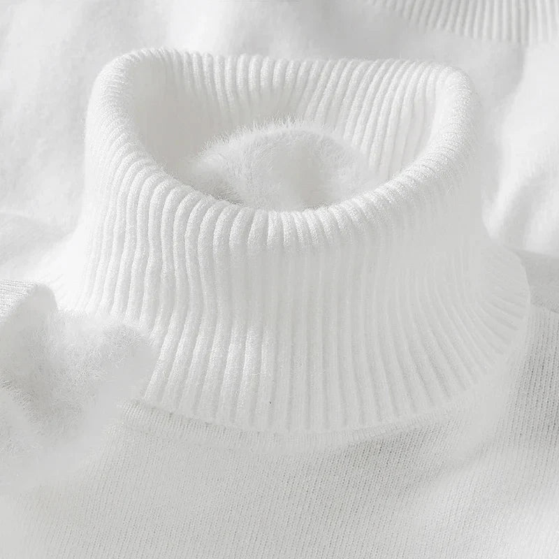 François Saville™ | Merino Wool Turtleneck