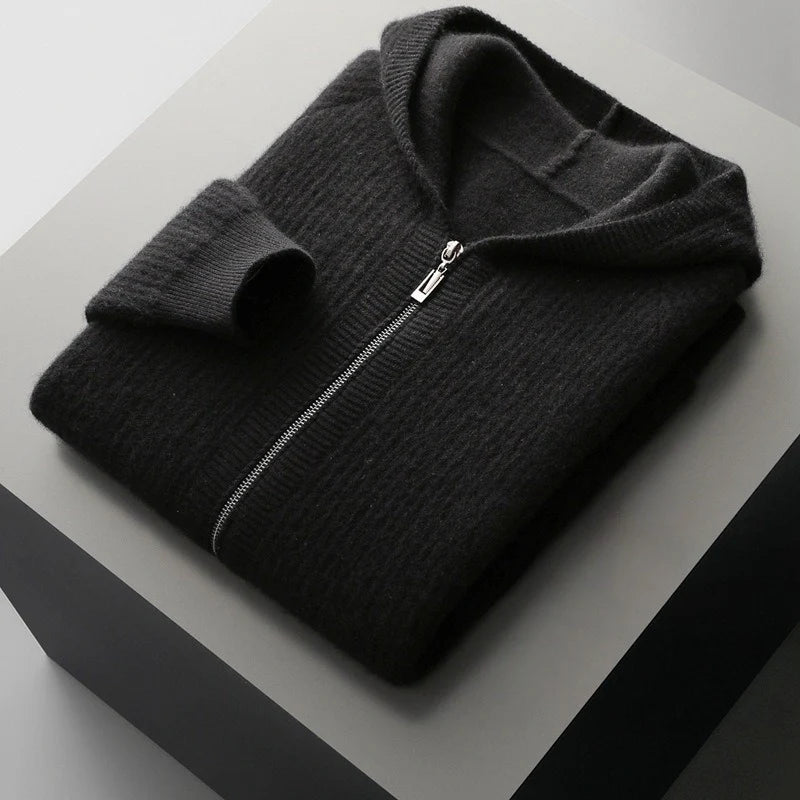 Eversfield Line™ | Refined Zip Merino Hoodie