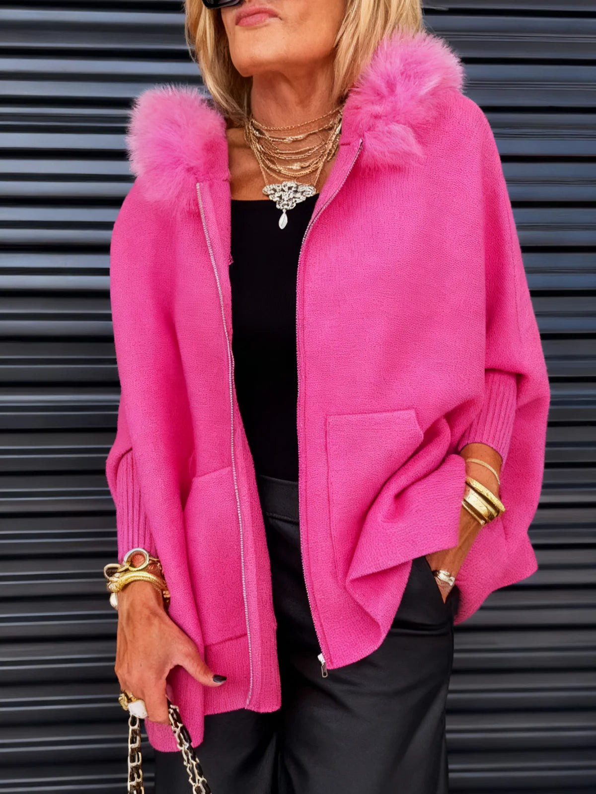 Elara Wren™ | The Windsor Pink Cape