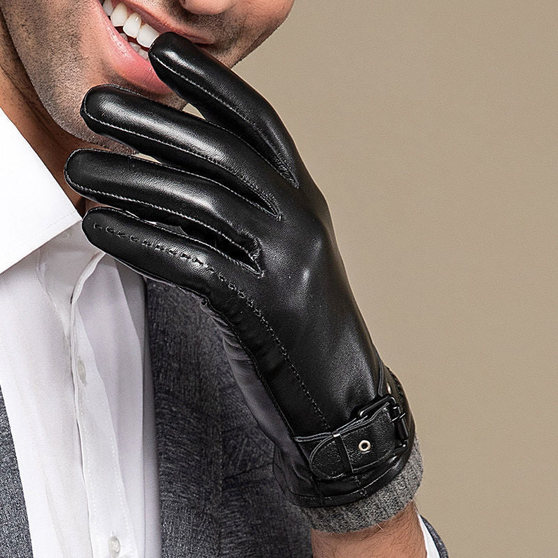 Leonard Noir™ | Genuine Sheepskin Leather Gloves