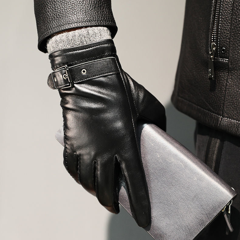Leonard Noir™ | Genuine Sheepskin Leather Gloves