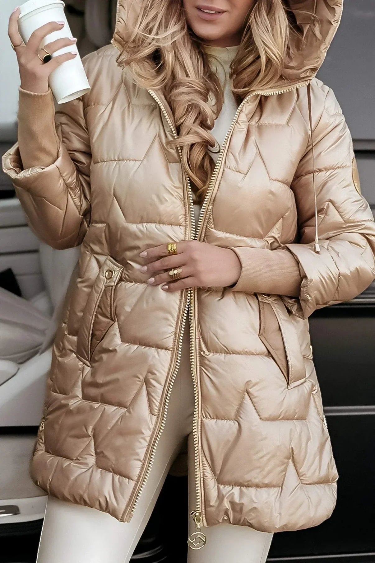 Valeria Luxe™ | Lined Winter Hood Coat