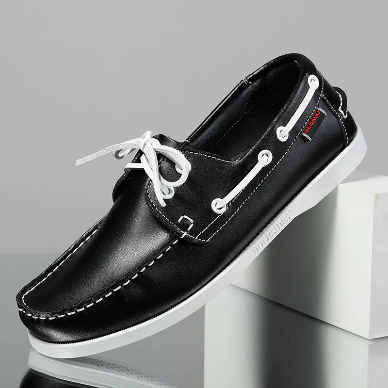 Sebago™ | Cushioned Cowhide City Loafers