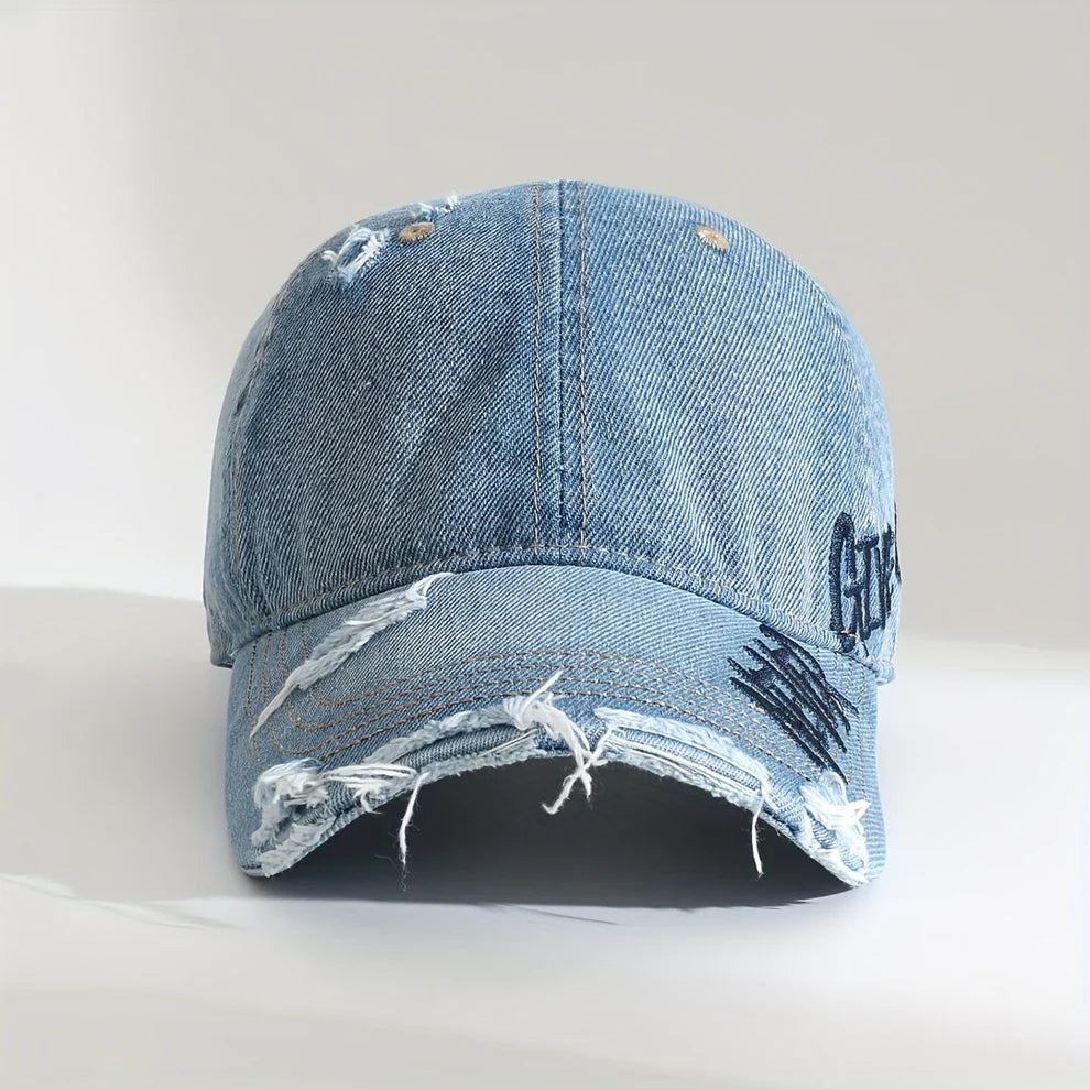 Never Give Up™ | Unisex Graffiti Denim Cap