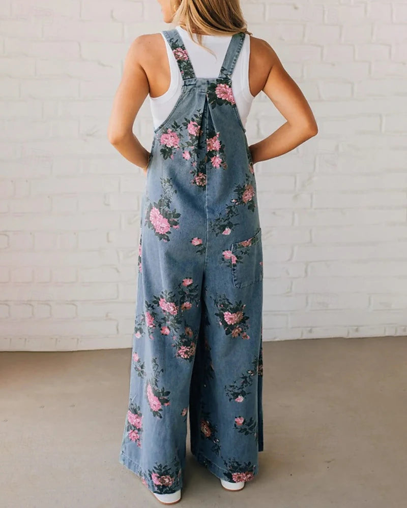 Rose & Ramble™ | Flowy Floral Overalls