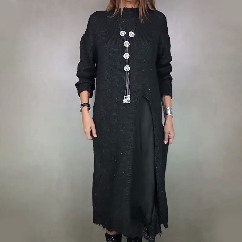 Briar Lune™ | Casual Slit & Suspender Lace Midi Set