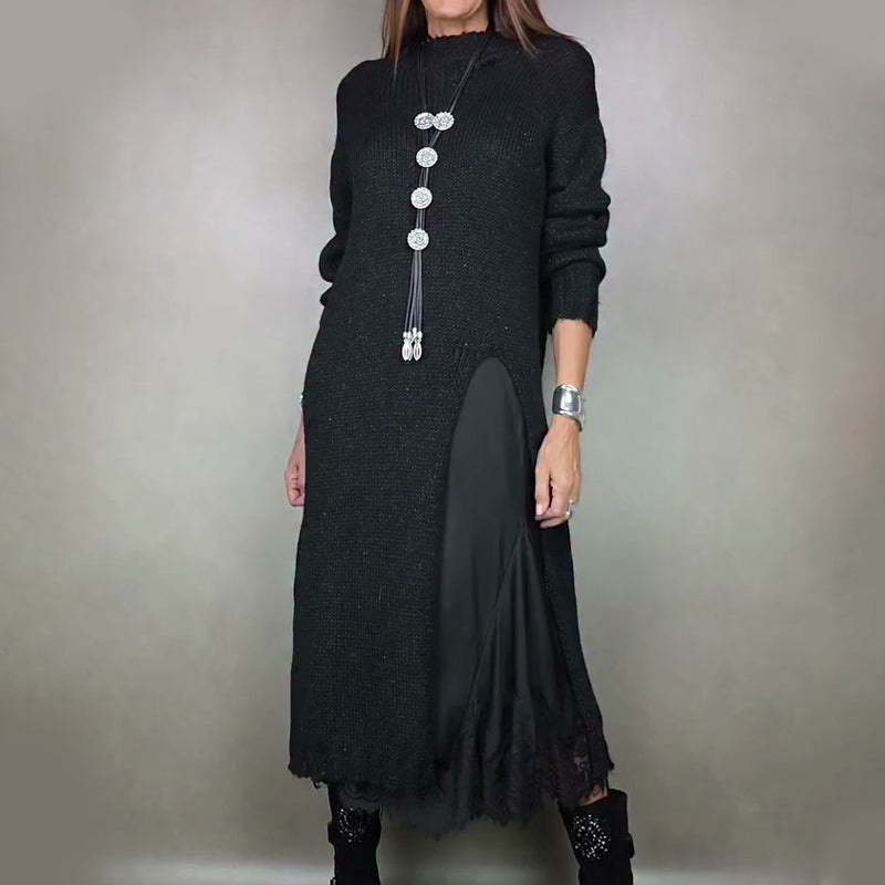 Briar Lune™ | Casual Slit & Suspender Lace Midi Set