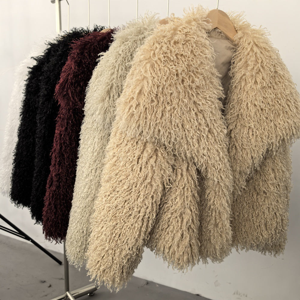 Loxley Drift™ | Curl Texture Statement Coat