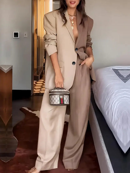 Mayfair Edge™ | Contrast Lapel Suit Set