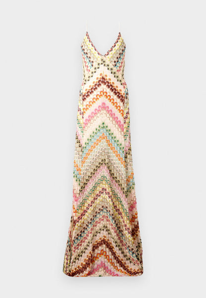 Shoreditch Glow™ | Open Back Knit Maxi Dress