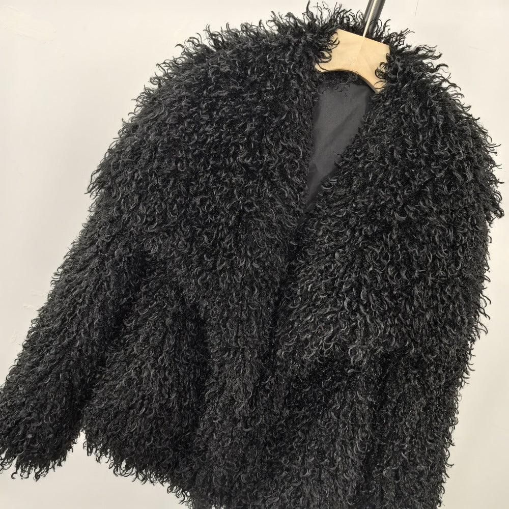 Loxley Drift™ | Curl Texture Statement Coat