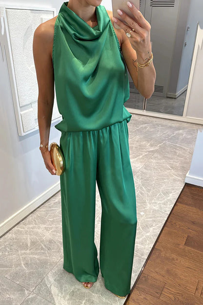 Camden Elegance™ | Loose-Fit Satin Co-ord Set