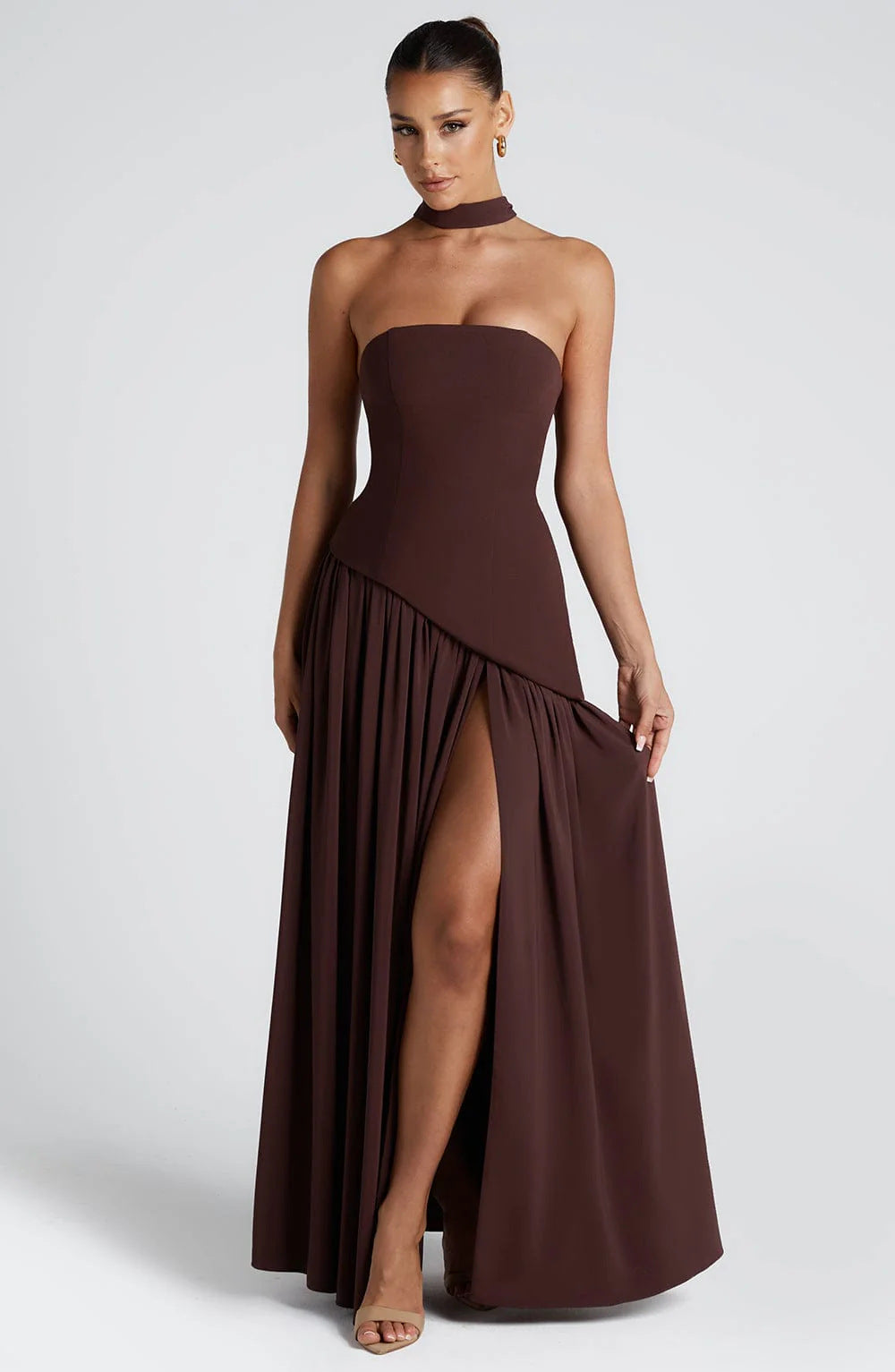 Hampton Royal™ | Lace-Up Back Evening Dress