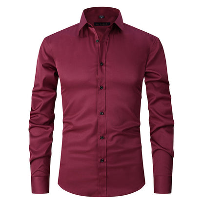 PrestigiaFlex™ | Wrinkle‑Free Stretch Shirt