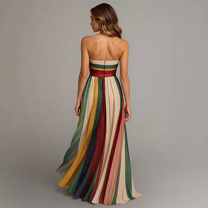 Vivid Verse™ | Relaxed Colorblock Gown