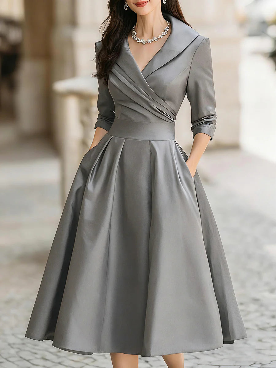 Sofia Marlowe™ | Vintage Satin Midi