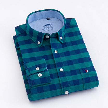 CityGentry™ | Business-Ready Check Cotton Shirt