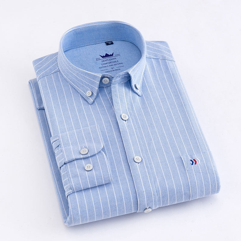 CityGentry™ | Business-Ready Check Cotton Shirt