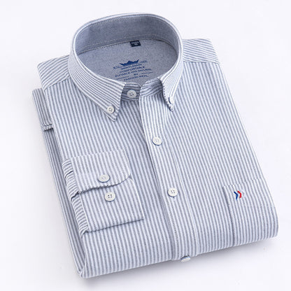 CityGentry™ | Business-Ready Check Cotton Shirt