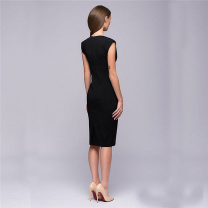 Ophelia™ | Deep‑V Pencil Dress