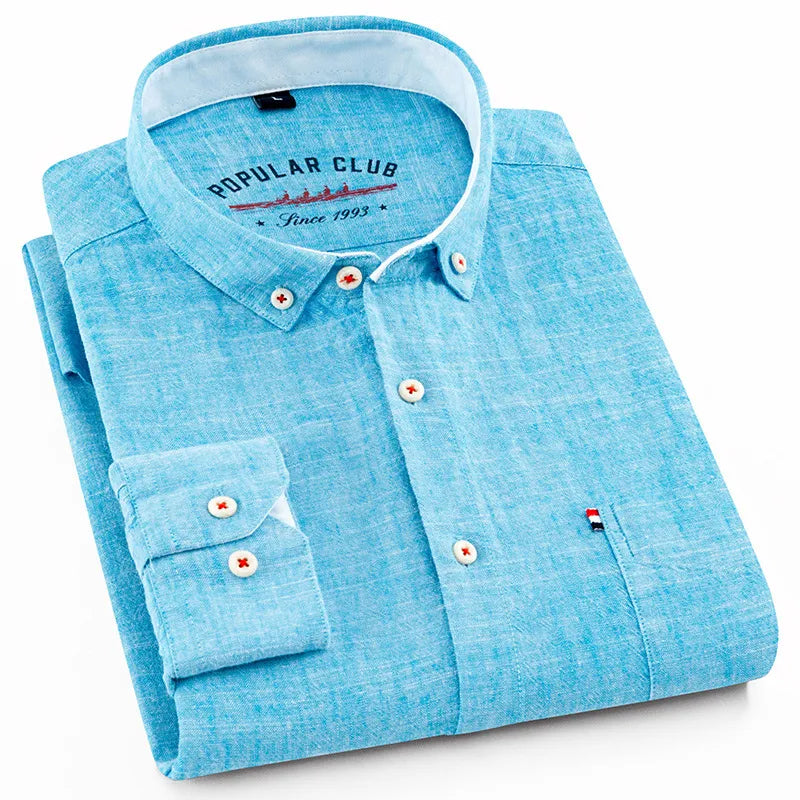 RoyalLinen™ | All-Day Comfort Button-Down
