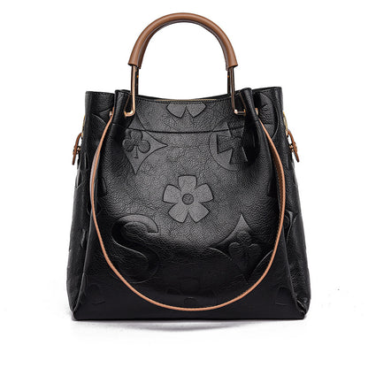 Duchess Carryall™ | Maternity-Friendly Topstitched Retro Tote