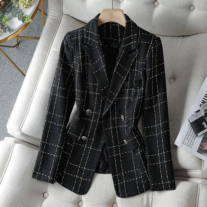 Savile Row™ | Tailored Tweed Plaid Blazer