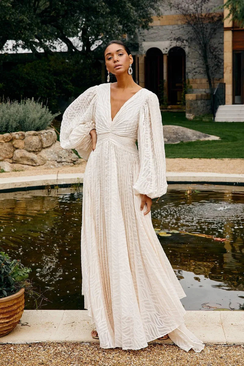 Blenheim Ballad™ | Pleated Evening Gown