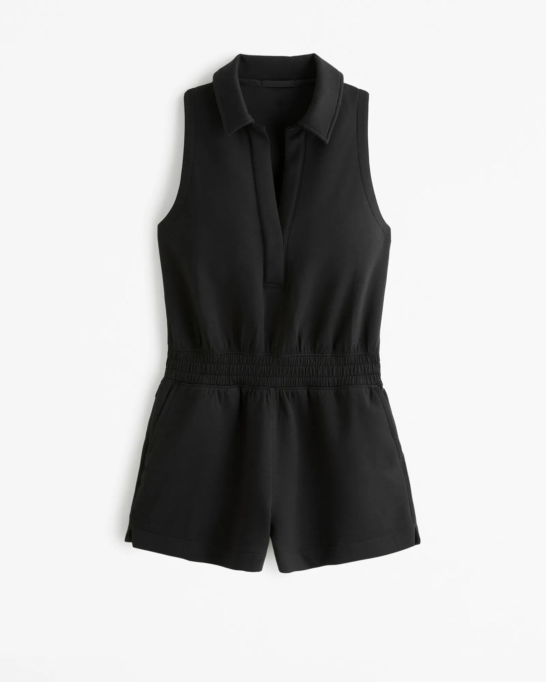 WimbledonKnit™ | Polo Collar Active Romper