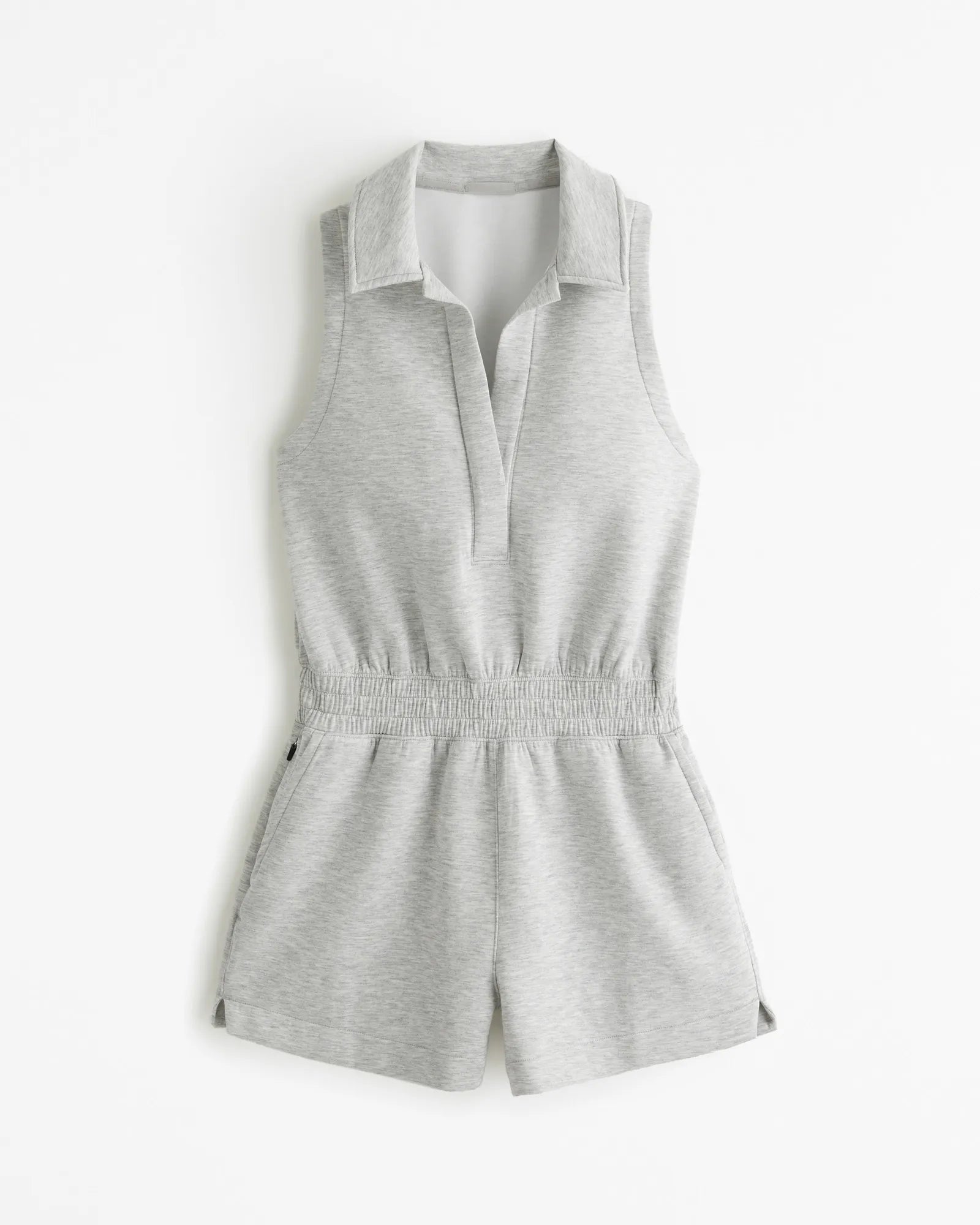 WimbledonKnit™ | Polo Collar Active Romper