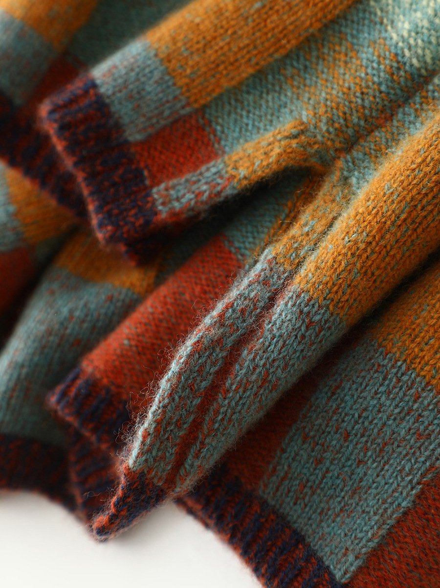 Elise Leroy™ | Cosy Checked Jumper