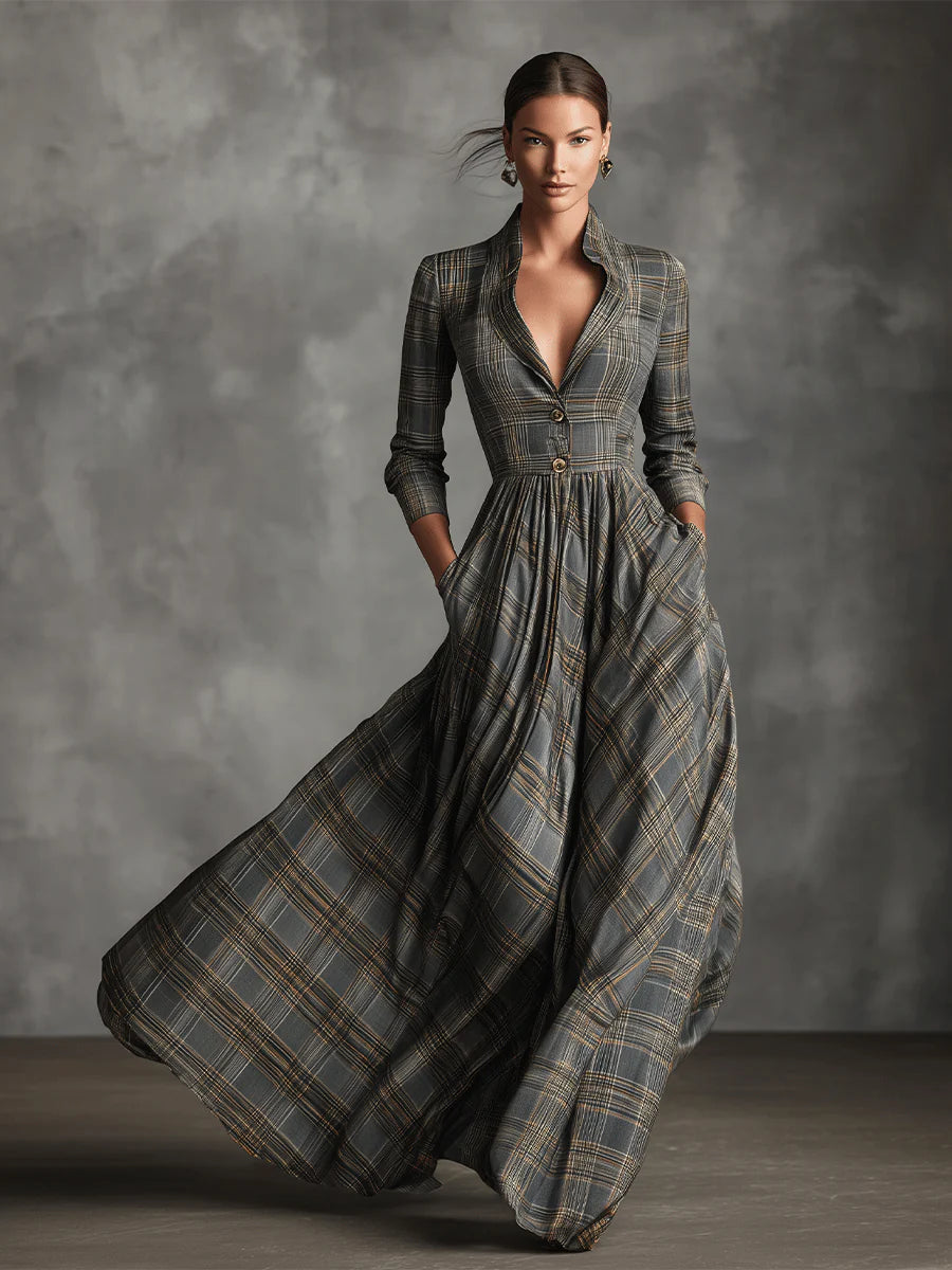 Amelia Rowe™ | The Windermere Plaid Dress