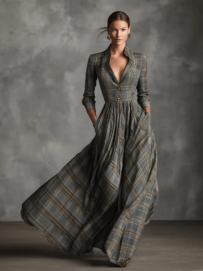 Amelia Rowe™ | The Windermere Plaid Dress