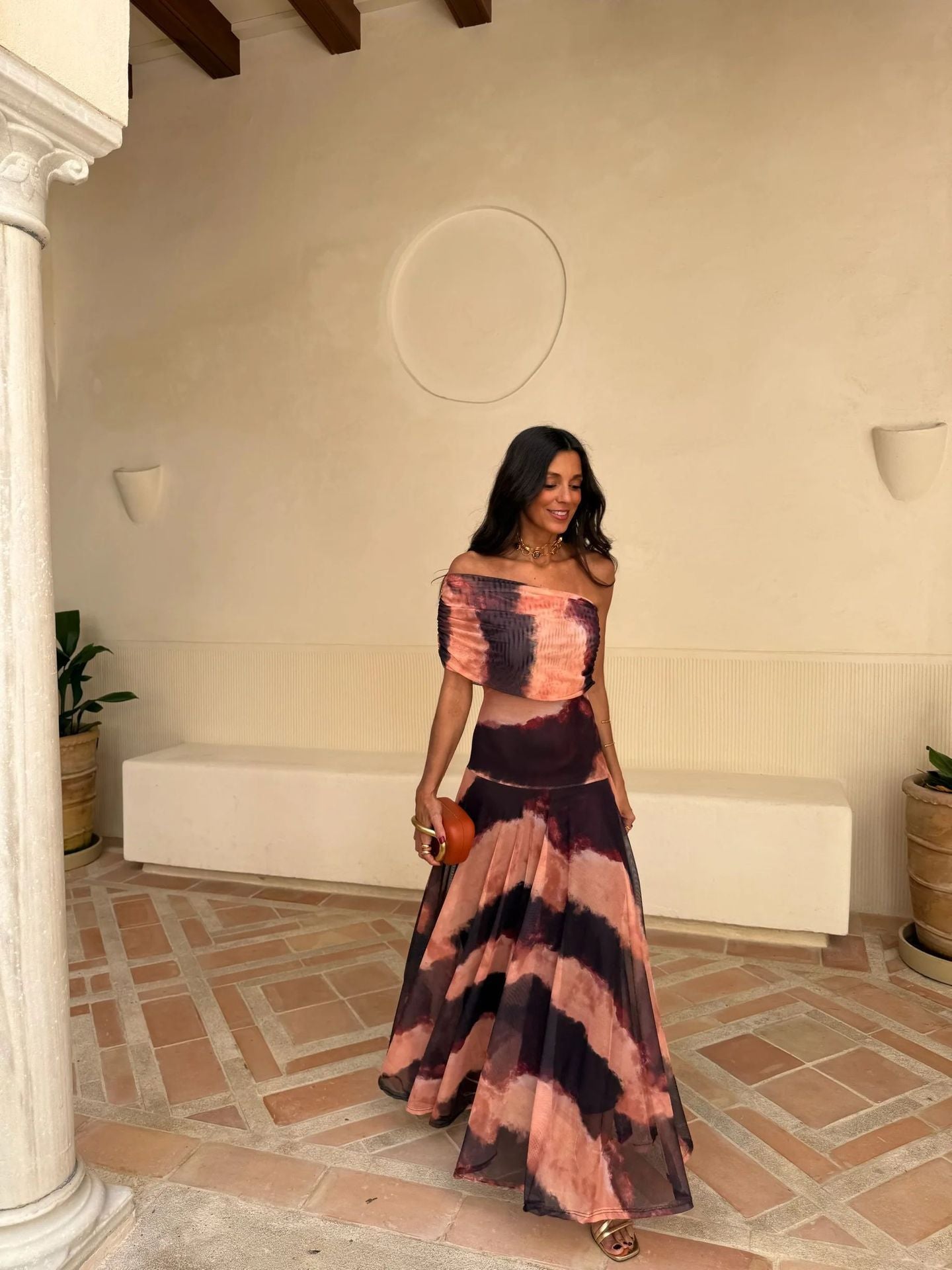 Belgravia Glow™ | Tie-Dye Resort Maxi Dress