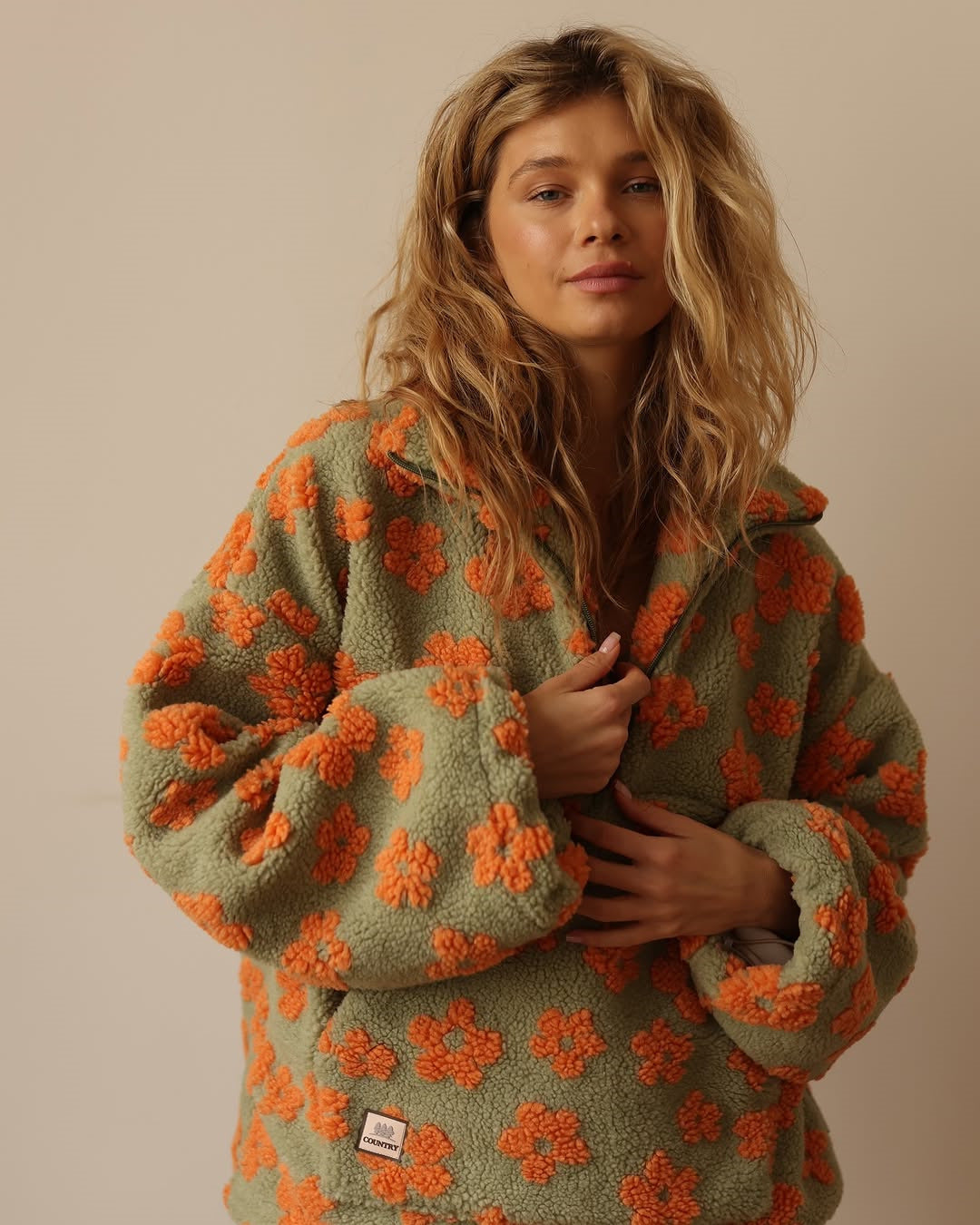 Cotswold Bloom™ | Floral Sherpa Fleece