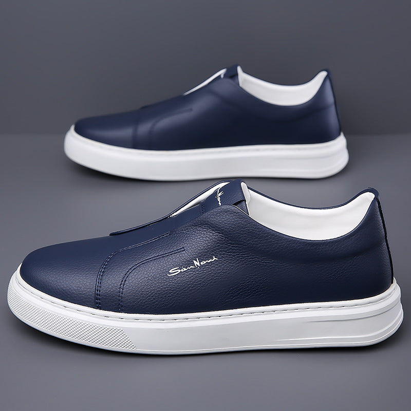 Whitby Deck™ | Leather Slip-On Trainers