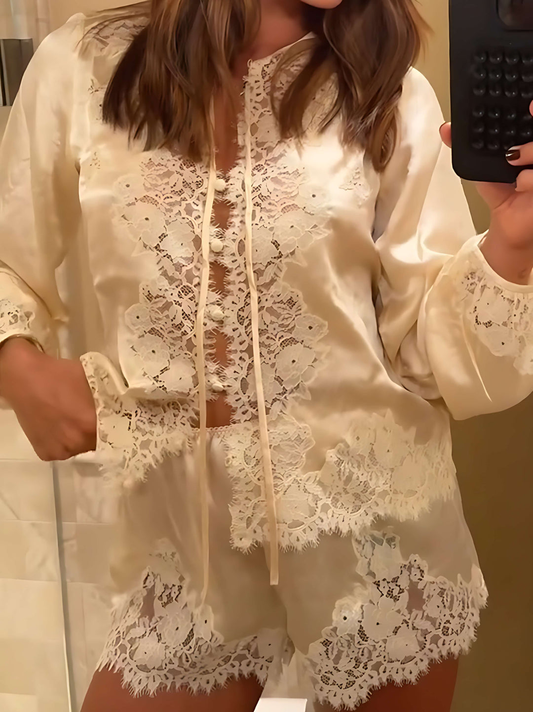 Leonie Grace™ | Velvet Dawn Sleep Set