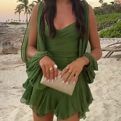 Gaia™ | Bold Animal‑Print Mini Dress