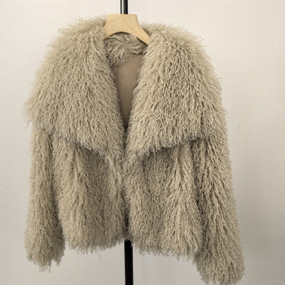 Loxley Drift™ | Curl Texture Statement Coat