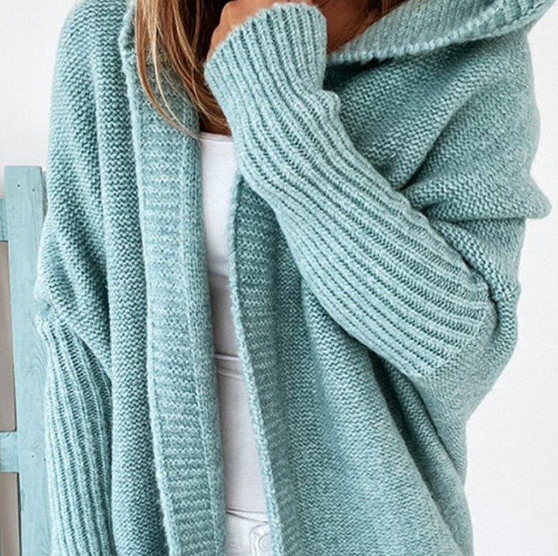 Bayswater Ease™ | Oversized Hooded Knit Cardigan