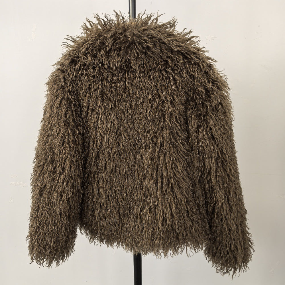 Loxley Drift™ | Curl Texture Statement Coat