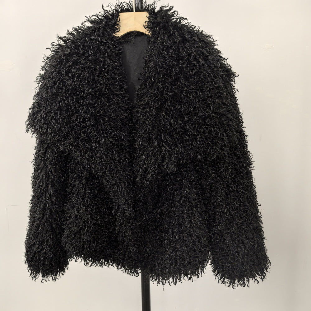 Loxley Drift™ | Curl Texture Statement Coat