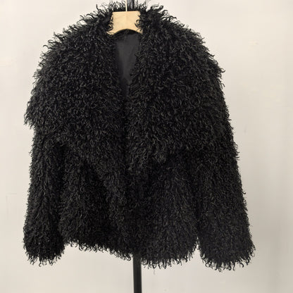 Loxley Drift™ | Curl Texture Statement Coat