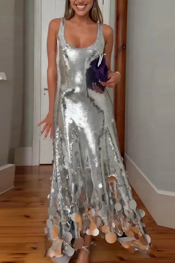 Evelyn Luxe™ | Sparkling Evening Gown