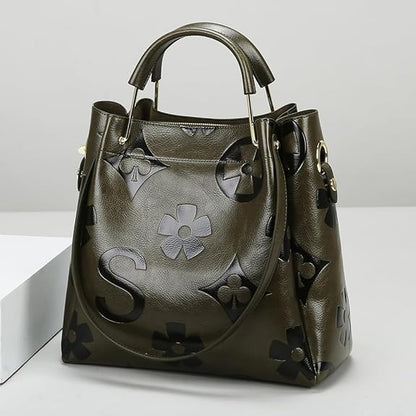 Duchess Carryall™ | Maternity-Friendly Topstitched Retro Tote