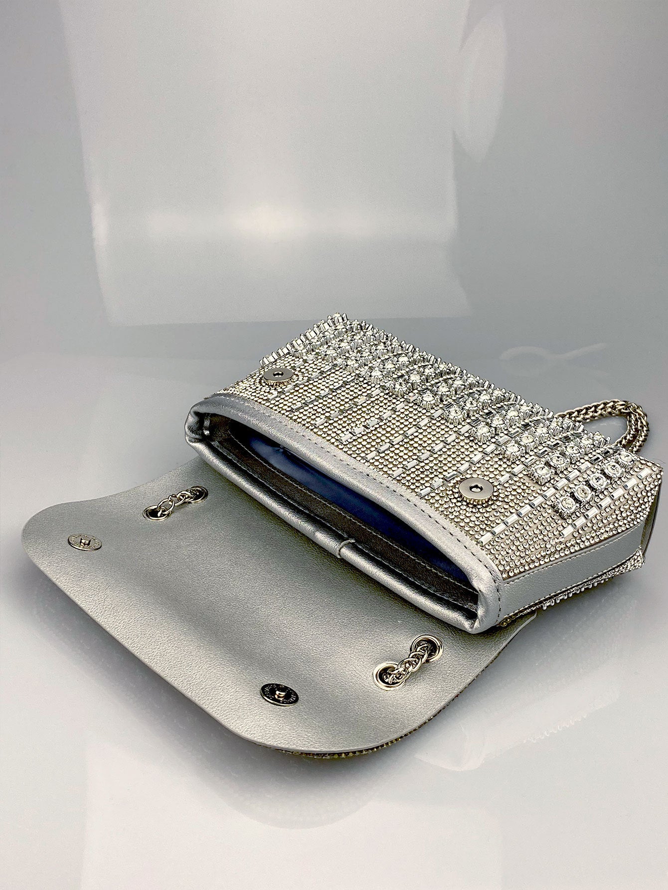 Elara Grace™ | Crystal Accent Shoulder Bag