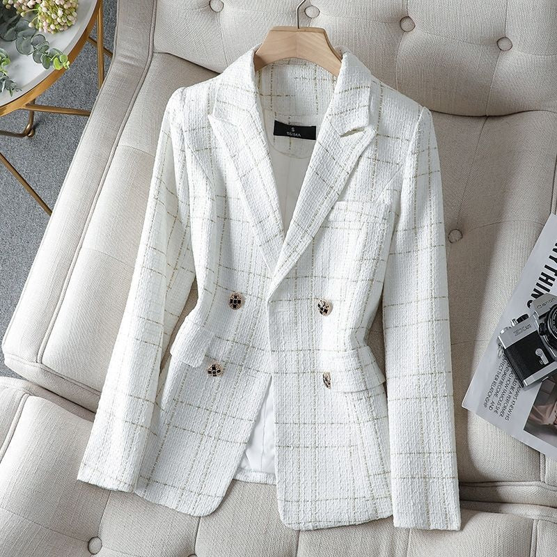 Savile Row™ | Tailored Tweed Plaid Blazer